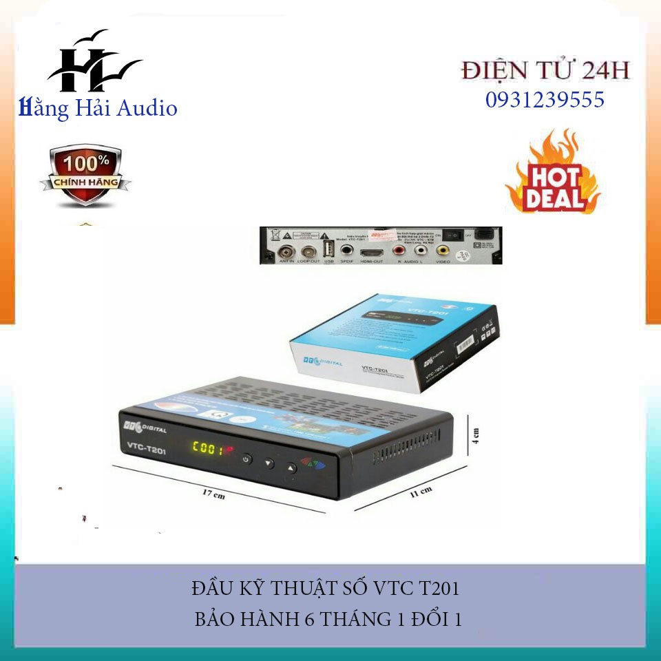 
                        💥💥💥Đầu Kỹ thuật số T201 ( loại 1 thu sóng khoẻ, bắt đủ các kênh)💥💥💥
                    