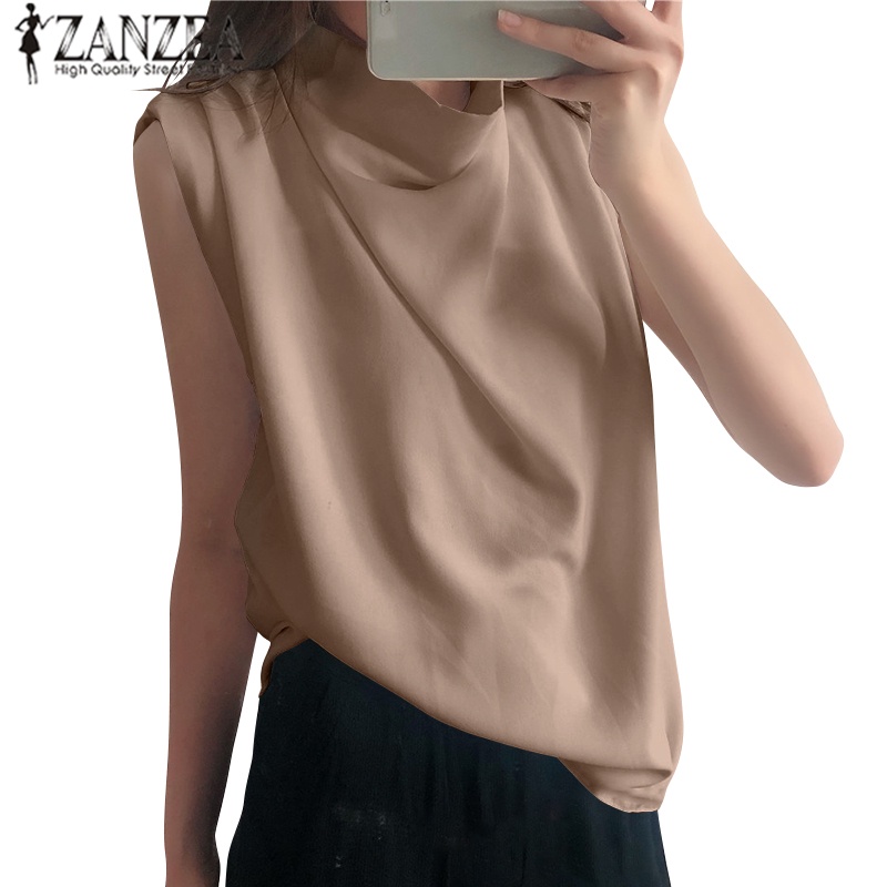 Áo yếm Zanzea không tay thời trang thanh lịch dành cho nữ