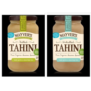 Bơ hạt vừng nguyên vỏ hữu cơ tahini mayver’s 385g - úc