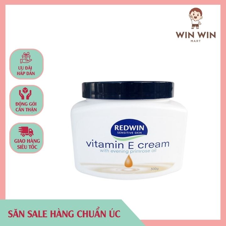 [Chính Hãng] Kem dưỡng da Redwin Úc Vitamin E 300ml Mùi Thơm Dễ Chịu
