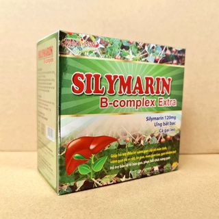 BỔ GAN-MÁT GAN GIẢI ĐỘC GAN SILYMARIN 120mg tăng cường chức năng gan Hộp 100 viênn