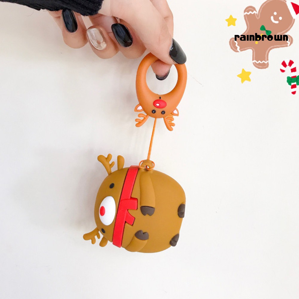 Vỏ Đựng Bảo Vệ Hộp Sạc Tai Nghe Airpods 1 / 2 Hình Ông Già Noel