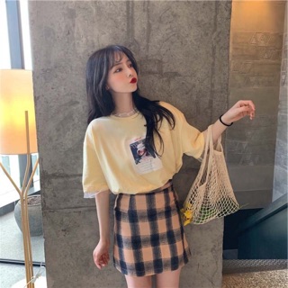 ÁO THUN PHỐI LƯỚI ULZZANG