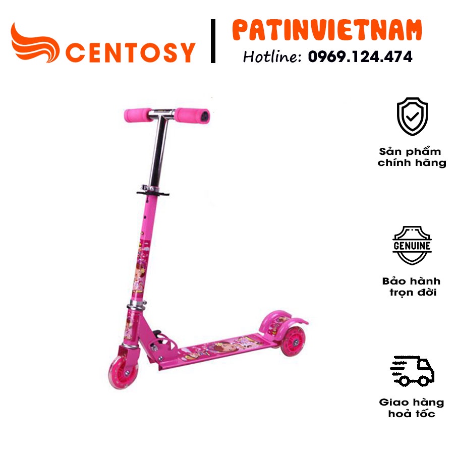 Xe Trượt Scooter trẻ em 380 - Dành cho bé từ 3 đến 9 tuổi - Nhiều hình ngộ nghĩnh