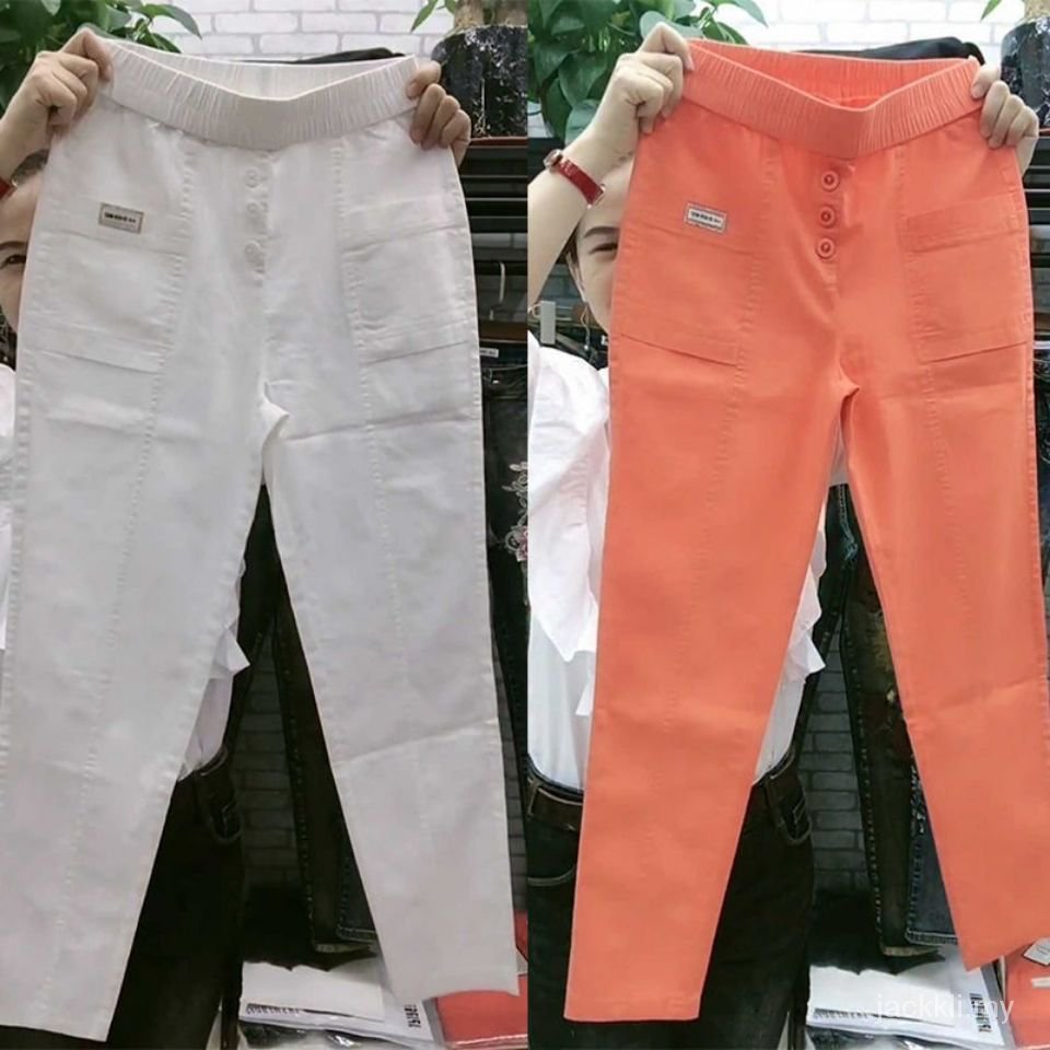 Quần Cotton Lanh Lưng Cao Dáng Rộng Phong Cách Hàn Quốc Thời Trang Mùa Hè Mới Cho Nữ 2021 | BigBuy360 - bigbuy360.vn