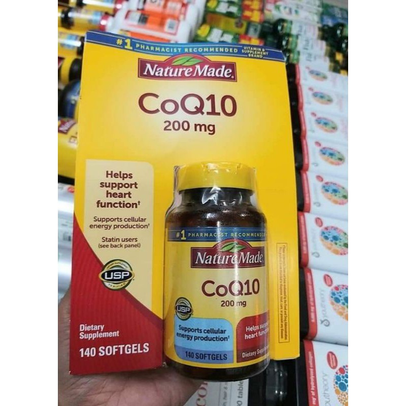 Viên uống Nature Made CoQ10 200mg 140 viên