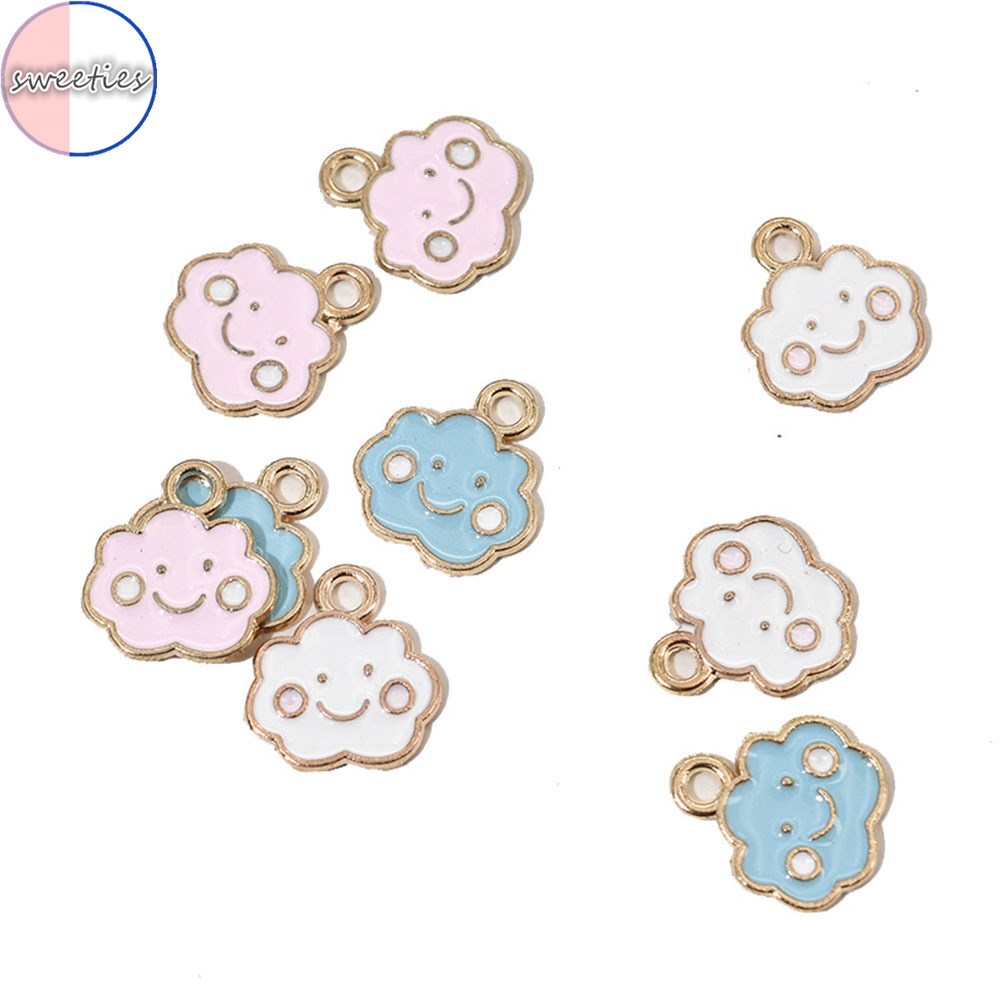 Set 10 mặt trang sức hình đám mây dễ thương