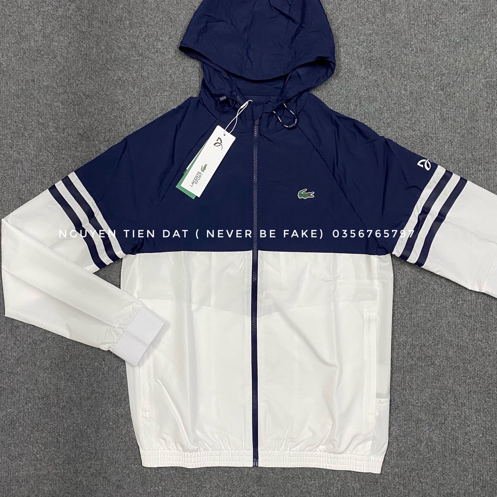 Áo khoác gió Lacoste Sport Novak Djokovic BH1461 525 Chính Hãng