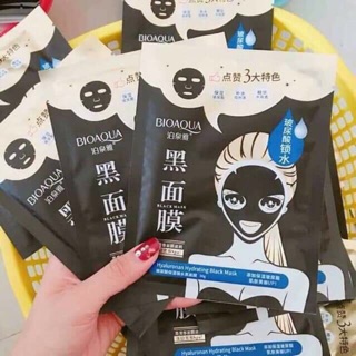 Mặt nạ thải độc than hoạt tính Bioaqua( 1 miếng)