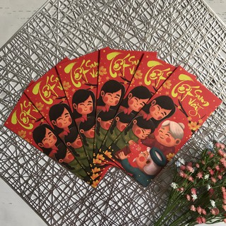 Bộ 6 bao lì xì Tết sum vầy