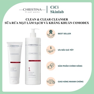 Sữa rửa mặt cho da dầu Christina Comodex Clean and Clear Cleanser