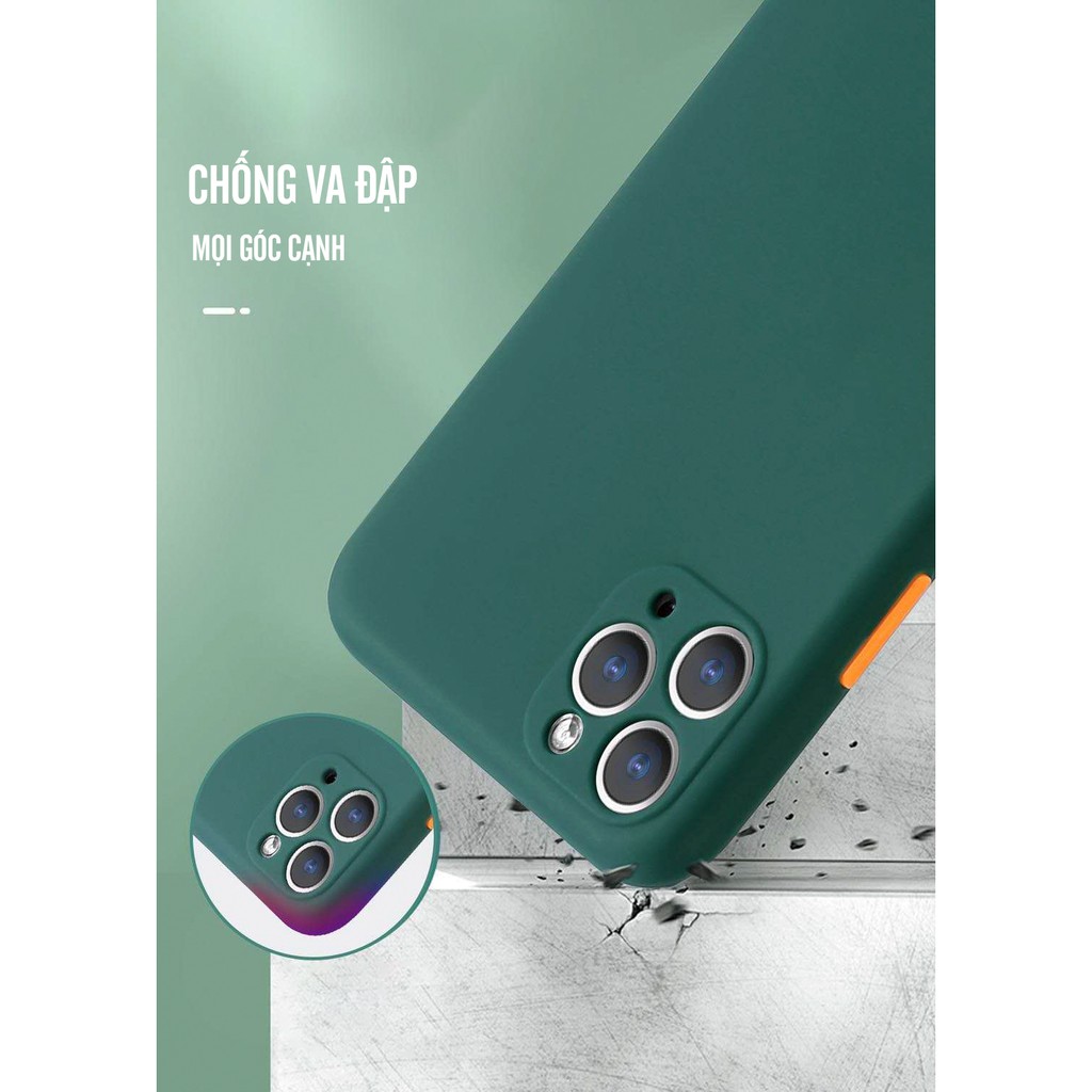 ỐP IPHONE TRƠN-CHỐNG SỐC-BẢO VỆ CAM full case 6/6s/6plus/7/8/7plus/8plus/x/xs/xsmax/11/11promax - H Case