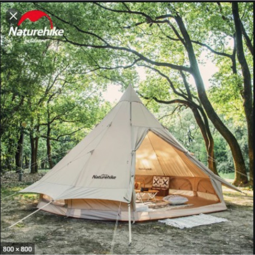 Lều cắm trại Mông Cổ Glamping 5 - 8 người Naturehike NH20ZP005