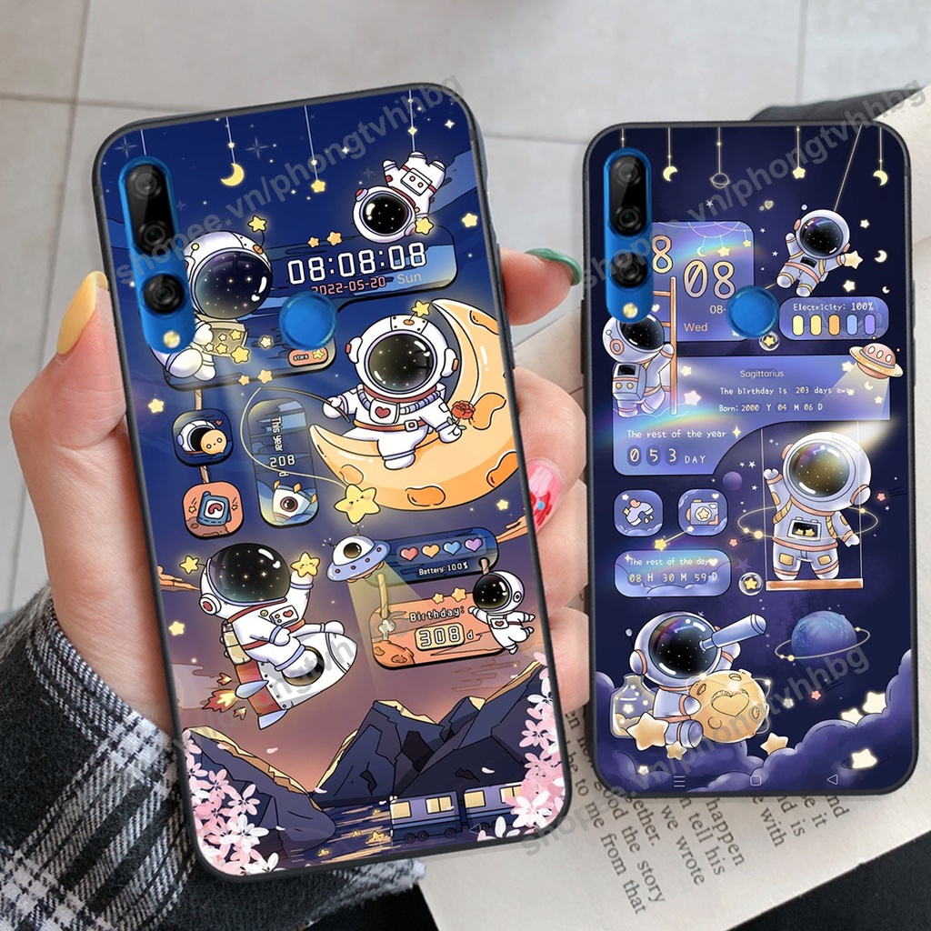 Ốp lưng Huawei Y9 2019 / Y9 Prime 2019 phi hành gia hoạt hình 3D cute giá rẻ