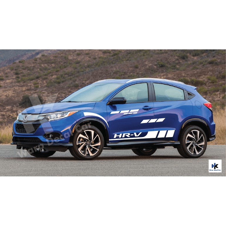 Tem xe HRV- decal HRV phong cách thể thao