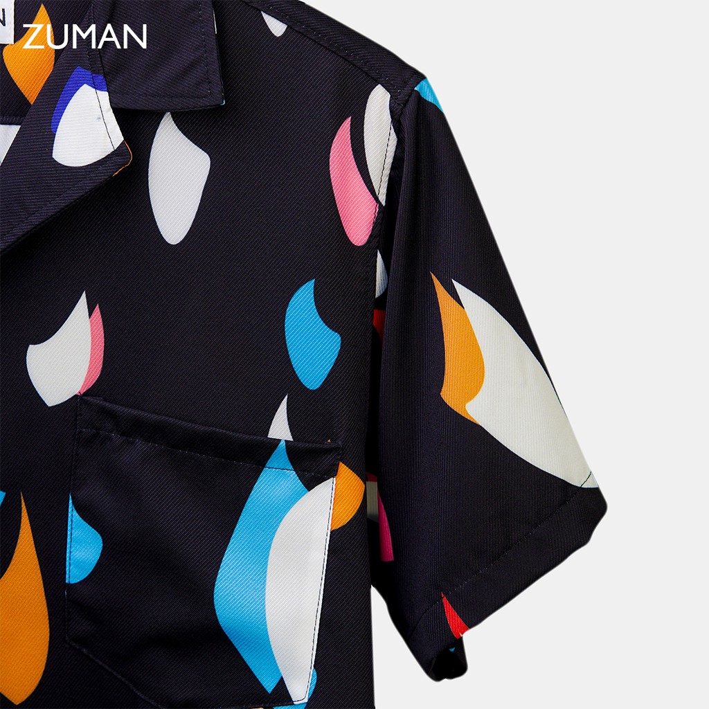 Áo sơ mi nam họa tiết PARKER SHIRT ASM219 ZUMAN cao cấp, chất lụa thoáng mát, không nhăn