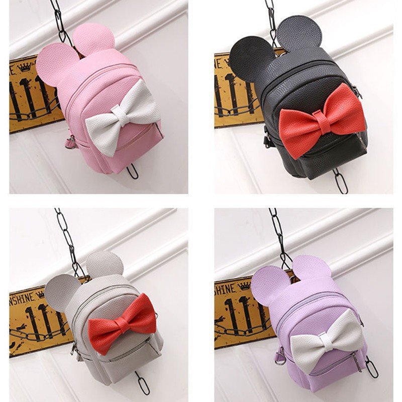 Balo mini hình chuột Mickey dễ thương cho bé gái