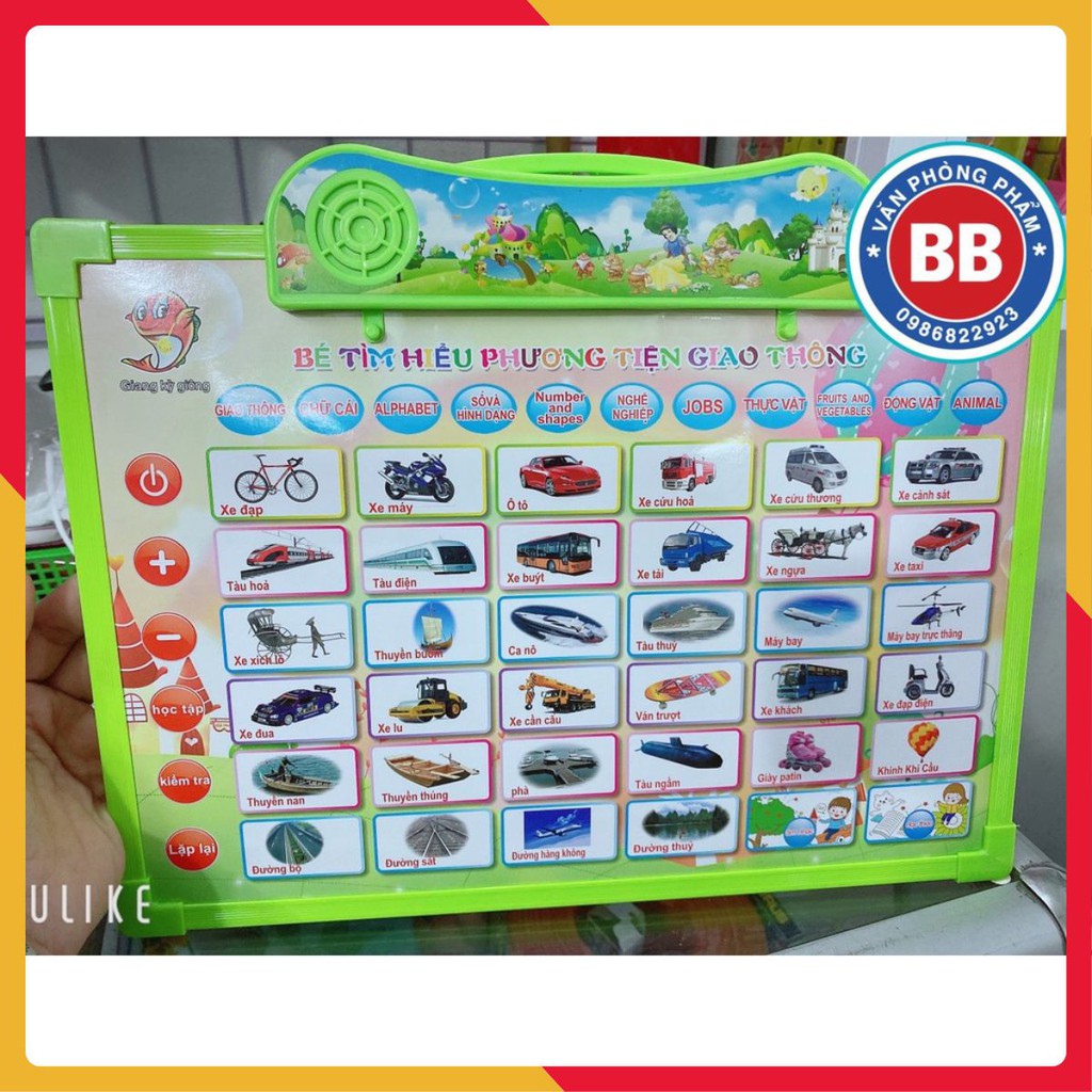 Bảng đọc chữ cái Điện Tử thông minh đa năng 5 tờ cho bé - được kiểm tra chất lượng khi nhận hàng