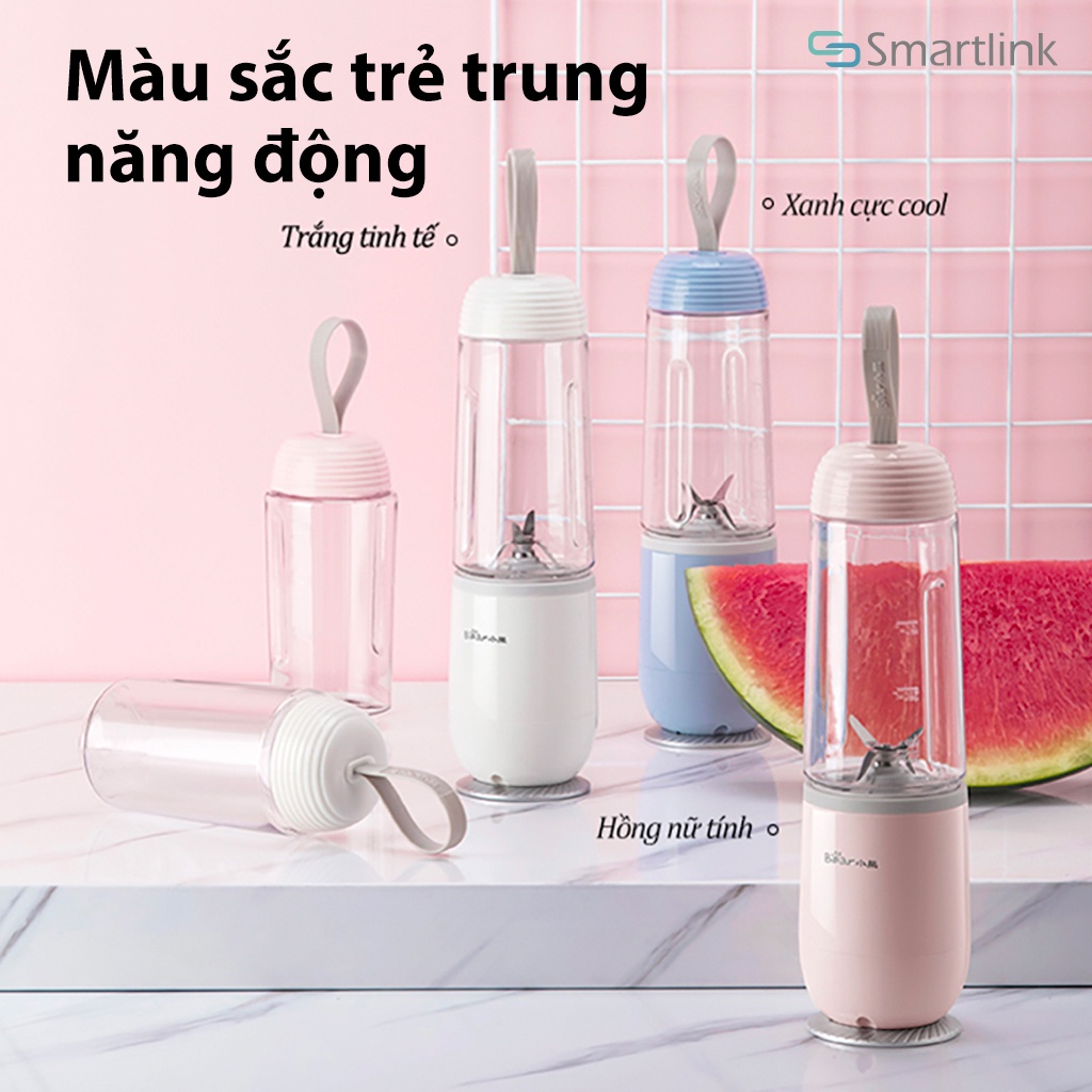 [Mã ELHA22 giảm 5% đơn 300K] Máy Xay Sinh Tố Đa Năng Bear LLJ-D04B1, 2 Cốc x 350ML - Chính Hãng - BH 18 Tháng