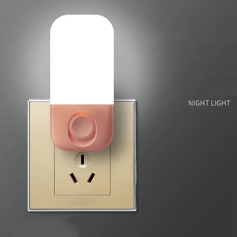 Đèn LED Mini Tiết Kiệm Năng Lượng 3 Màu Có Công Tắc Dạng Kéo Tiện Lợi Dành Cho Phòng Ngủ/ Phòng Ngủ
