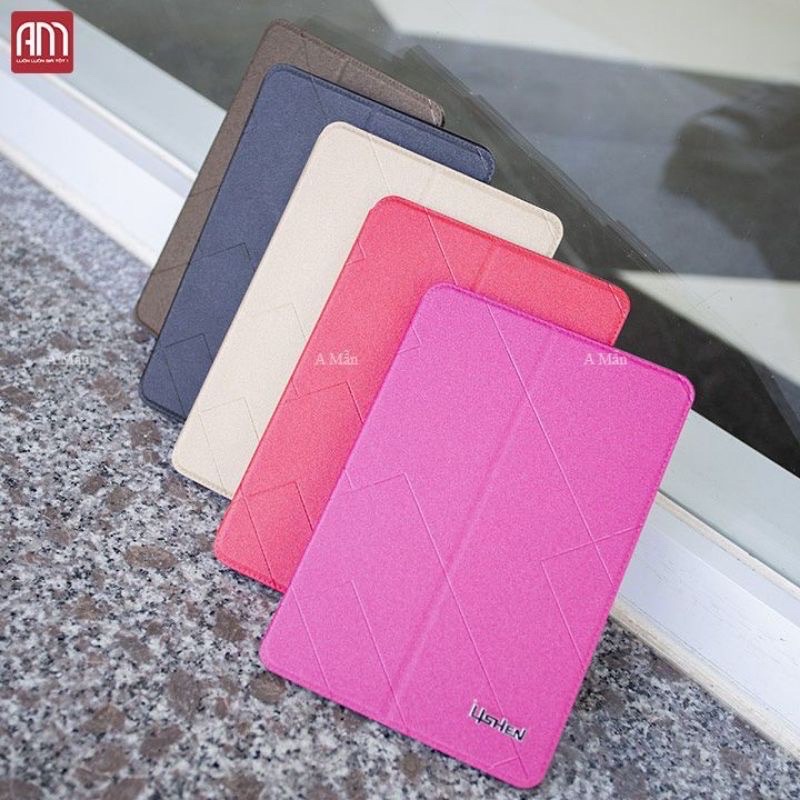 Bao da nắp gập 2 mặt cho Samsung Tab A7 Lite T220, T225 hiệu lishen cao cấp
