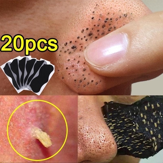 Set 20 miếng dán mũi lột mụn đầu đen và làm sạch lỗ chân lông