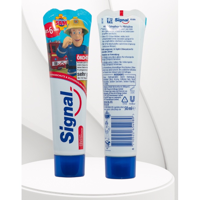 [Nhập Khẩu 100%] kem đánh răng signal cho trẻ Đức 50ml