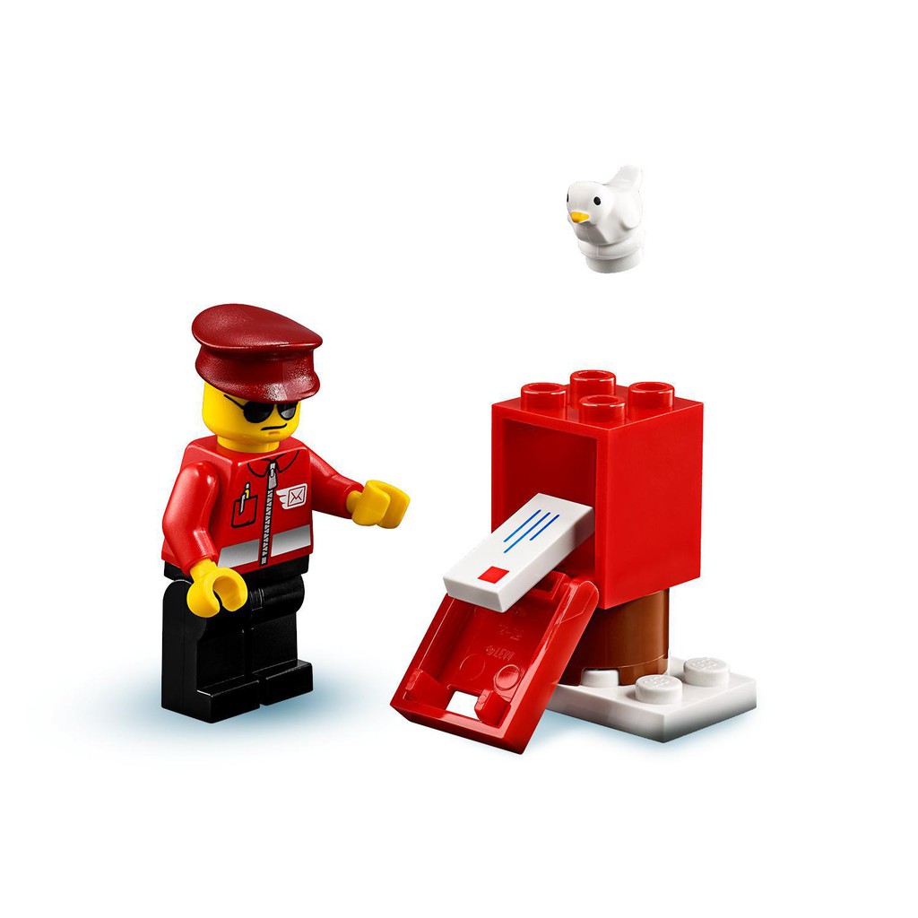 LEGO CITY 60250 Máy Bay Đưa Thư (74 Chi tiết) Bộ gạch đồ chơi lắp ráp giao thông cho trẻ em