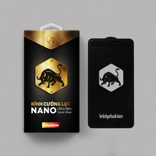 Cường lực Xiaomi Mi Max 1 hiệu Webphukien Full viền màu