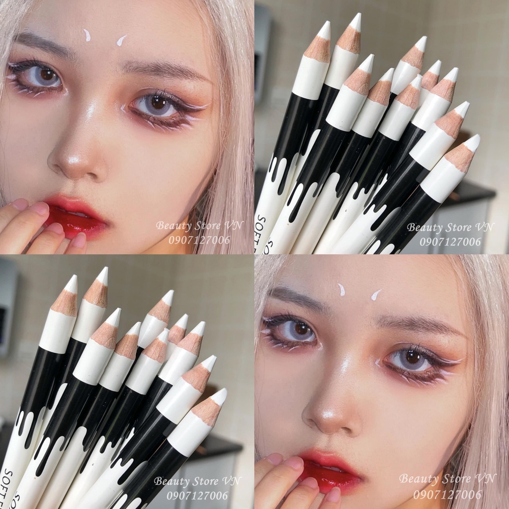 [FREESHIP] Bút Chì Kẻ Mắt Màu Trắng Cao Cấp White Eyeliner Pencil