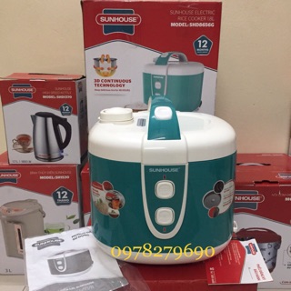 Nồi cơm điện Sunhouse SHD8656G - 1.8 lít