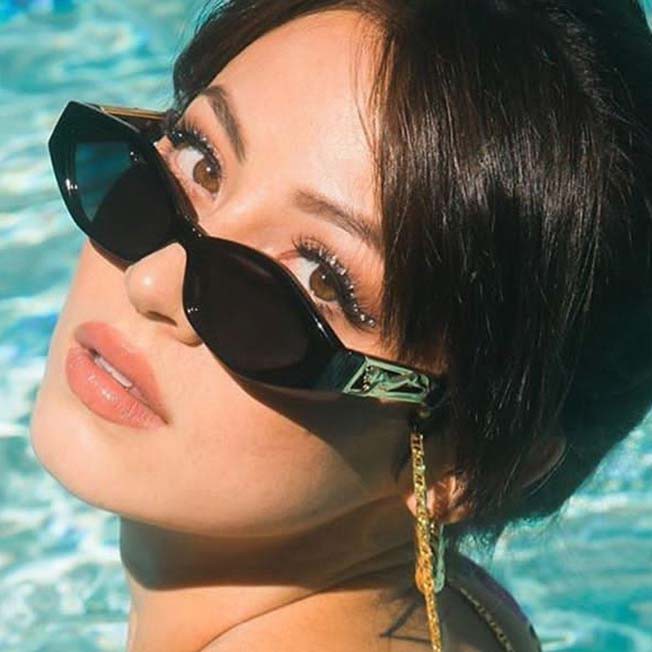 Kính râm tròng nhỏ đa giác thời trang cho nữ | BigBuy360 - bigbuy360.vn