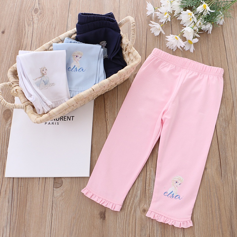 Quần Legging Ngắn Bằng Cotton Thời Trang Mùa Hè Mới Dành Cho Bé Gái 2022