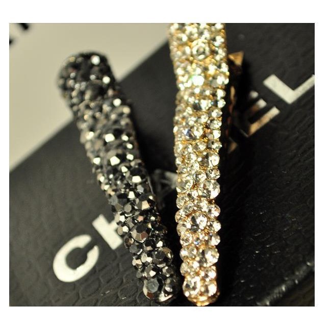 Kẹp Tóc Mỏ Vịt Bằng Hợp Kim Đính Đá Ngọc Trai Thời Trang Hàn Quốc