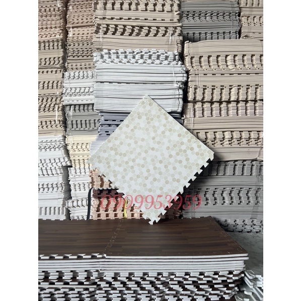 Thảm xốp lót sàn vân hoa cương  size 60x60x1cm