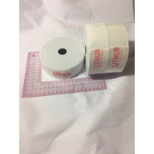 Chun cạp quần chính hãng VENUS trắng đen từ 1,5F - 5F - Cuộn 10m