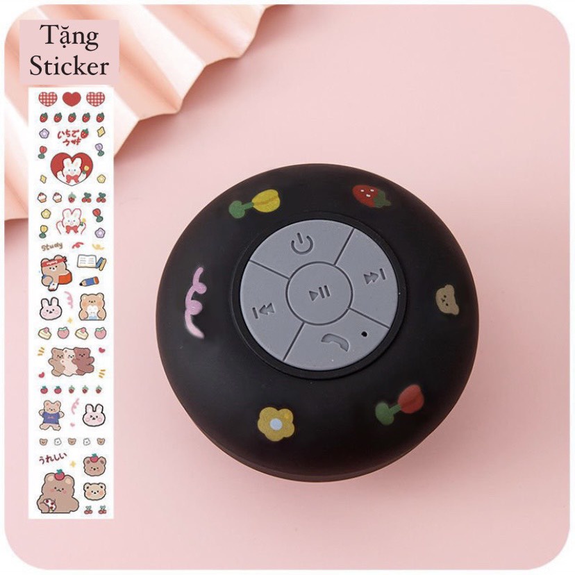 Loa Bluetooth Mini Không Dây, Loa Nhà Tắm Chống Thấm Nước, Nhỏ Gọn Tiện Dụng