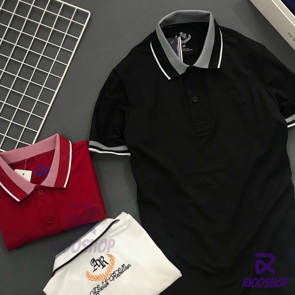 Áo polo nam, áo nam có cổ thun vnxk vải dày, đẹp, đơn giản, form regular, cao cấp, tay ngắn, big size RIOOSHOP RSP002