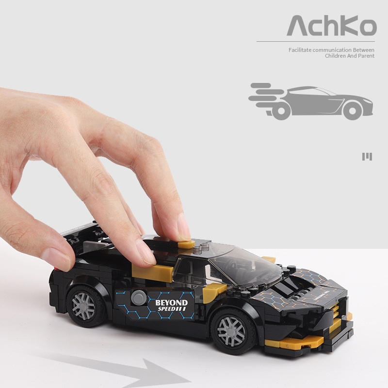 Đồ chơi lắp ráp khối xây dựng lego mô hình xe đua thể thao