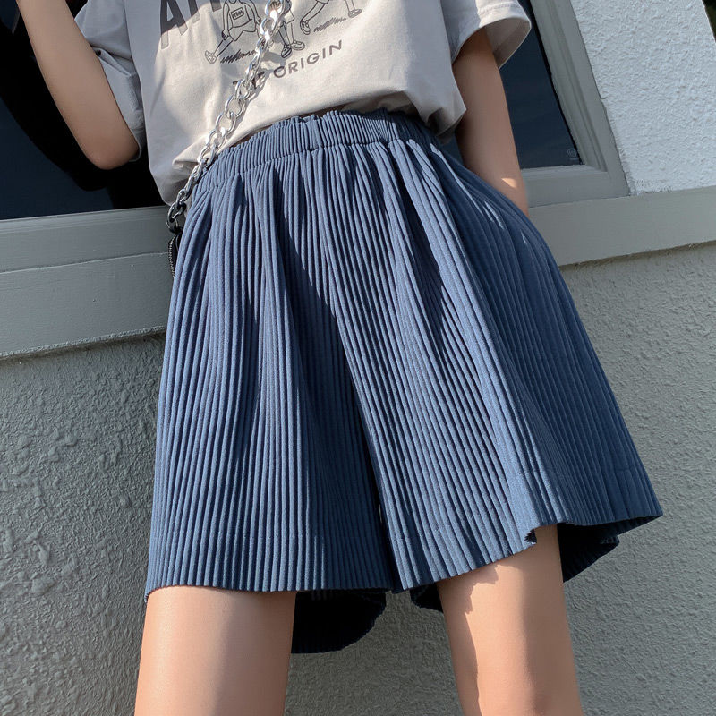 Quần đùi ống rộng size S-5XL phong cách Hàn Quốc thời trang dành cho nữ