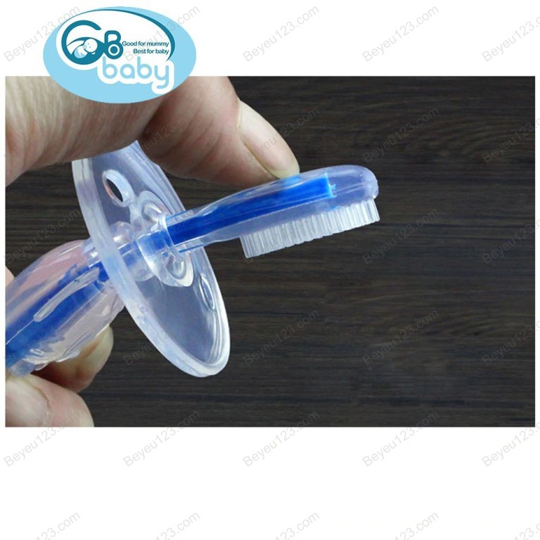 1 Bàn chải đánh răng, nướu silicone mềm GB Baby an toàn cho bé