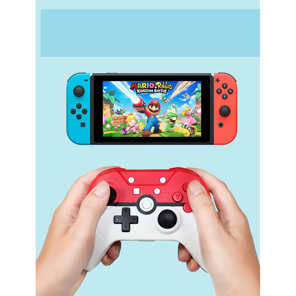 Cho Kiểm HàngTay cầm chơi game Nintendo Switch pro controller AOLION - Full tính năng WAKE UP, NFC, TURBO, RUMBLE