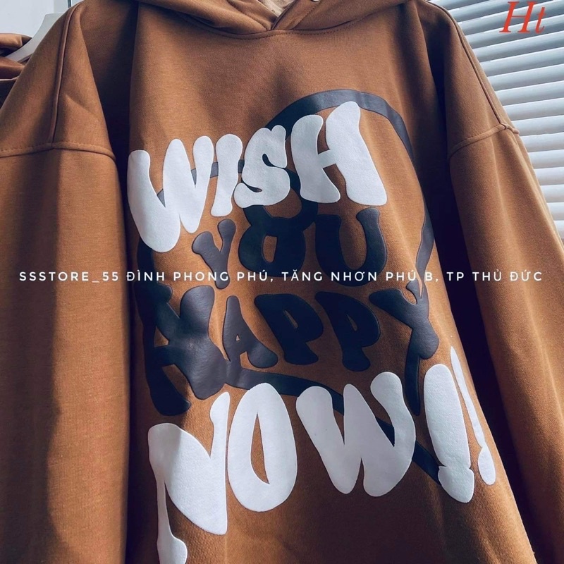 Áo hoodie whis nâu HT12