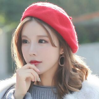 Mũ nồi beret dạ dầy (hàng đẹp)