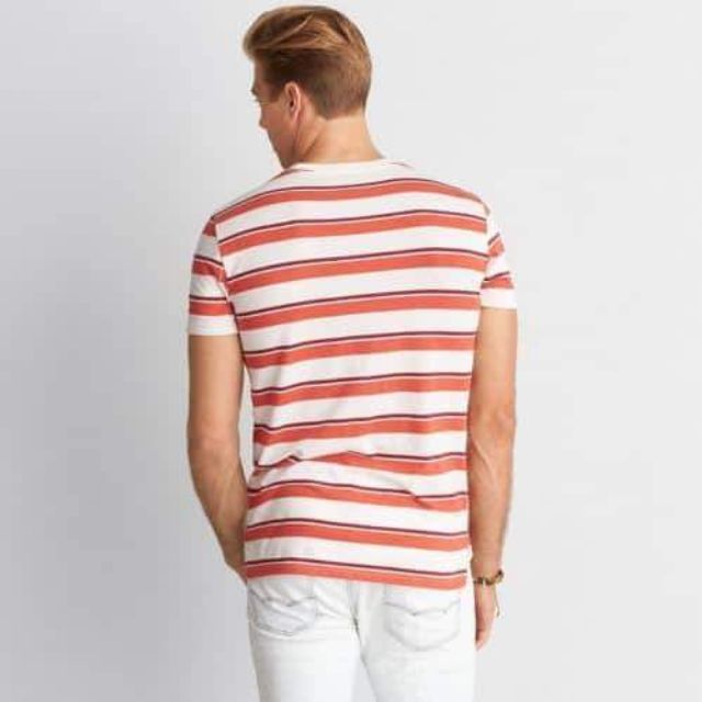 Áo thun kẻ unisex AE , hàng xuất xịn