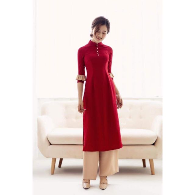 Áo dài dáng mới mix tay RA MẮT THÊM ÁO CHO BÉ