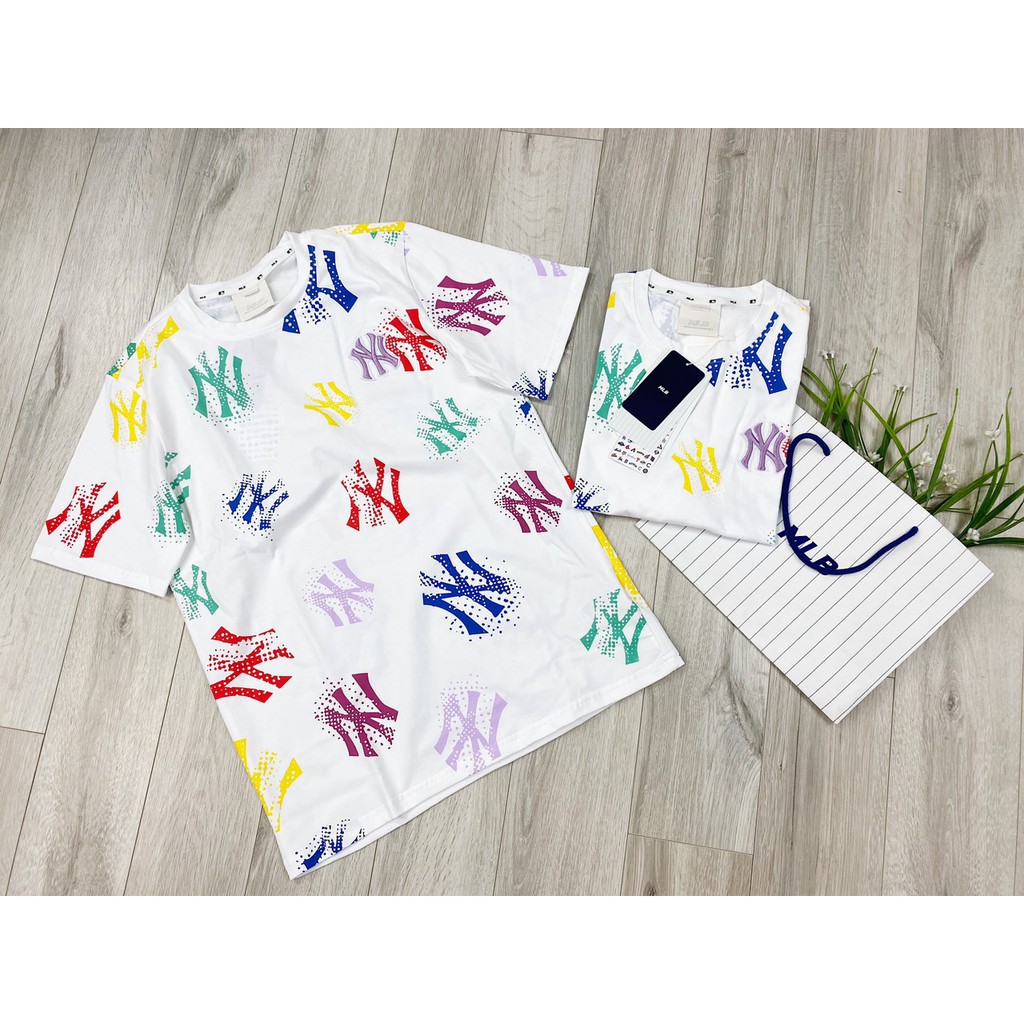 Áo ngắn tay T shirt Nam Nữ NY áo đôi hè thời trang thể thao kèm Mũ