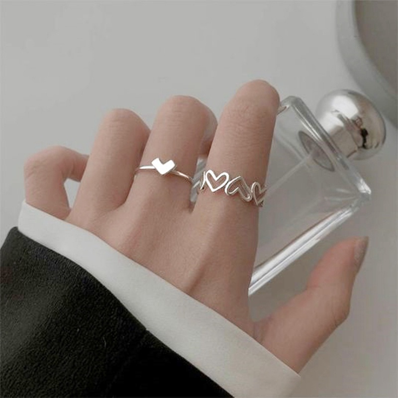 Nhẫn Hở Hình Trái Tim Thời Trang Dành Cho Nữ