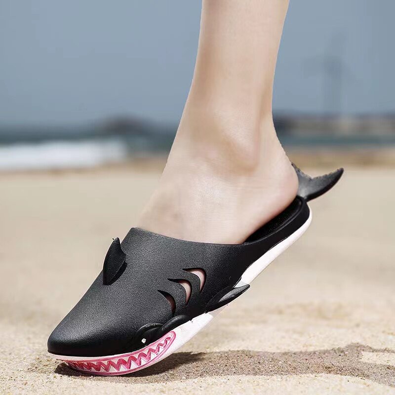 Dép Sandal bou277 Chống Trượt In Họa Tiết Hoạt Hình Dễ Thương Thời Trang Mùa Hè Cho Nam