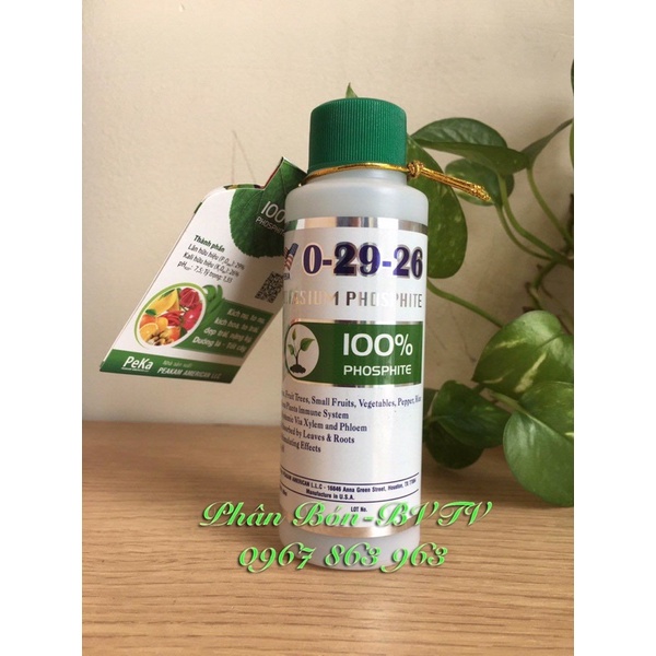 Phân Kali Lân PeKa nhập khẩu từ Mỹ,giúp kích nhiều nụ,to nụ,kích hoa,to trái,bóng lá-chai 100ml